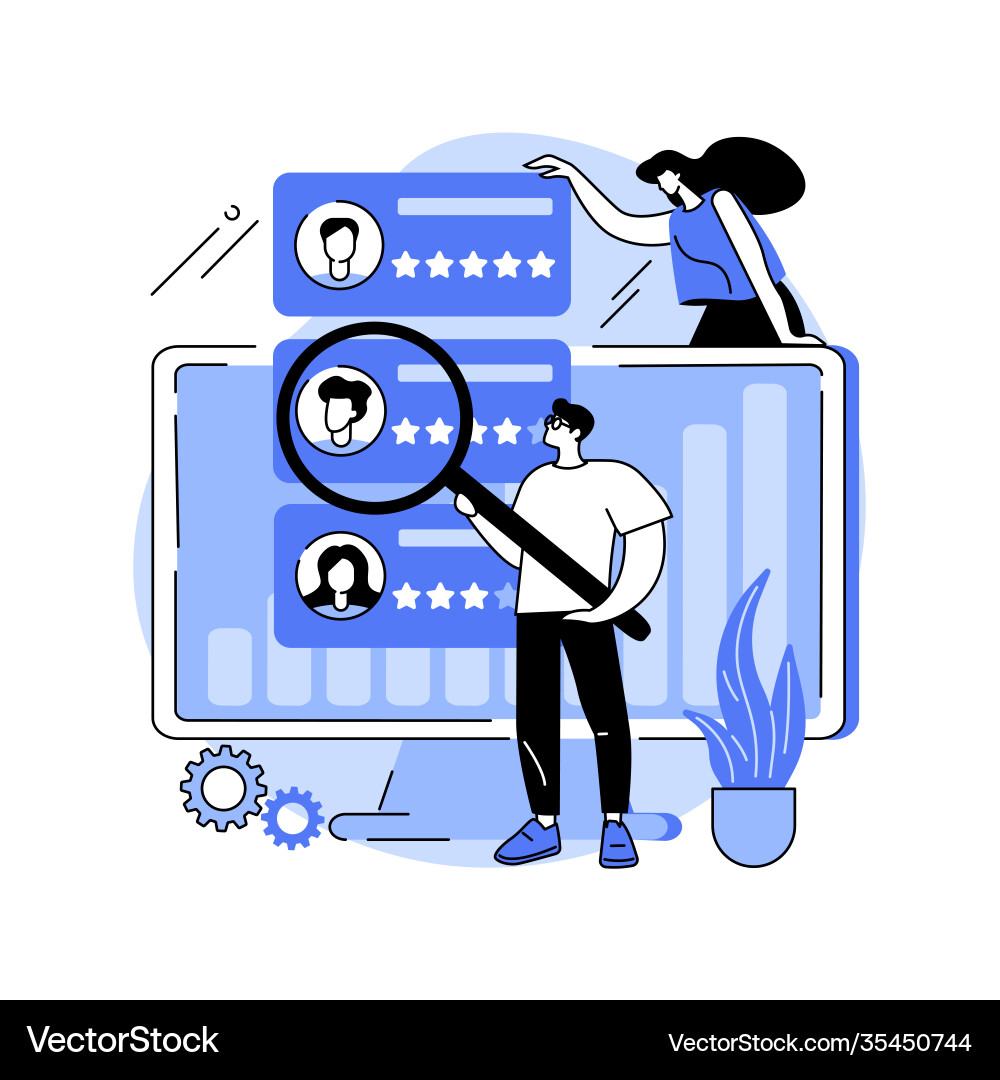 Performance rating abstract concept Vector Image