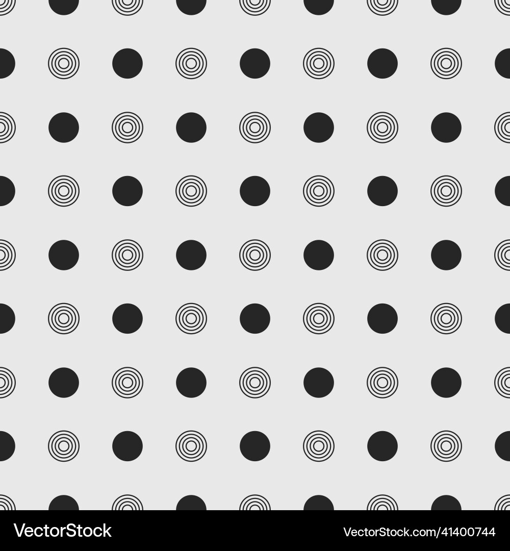 Seamless dotted geometric pattern Vector Image