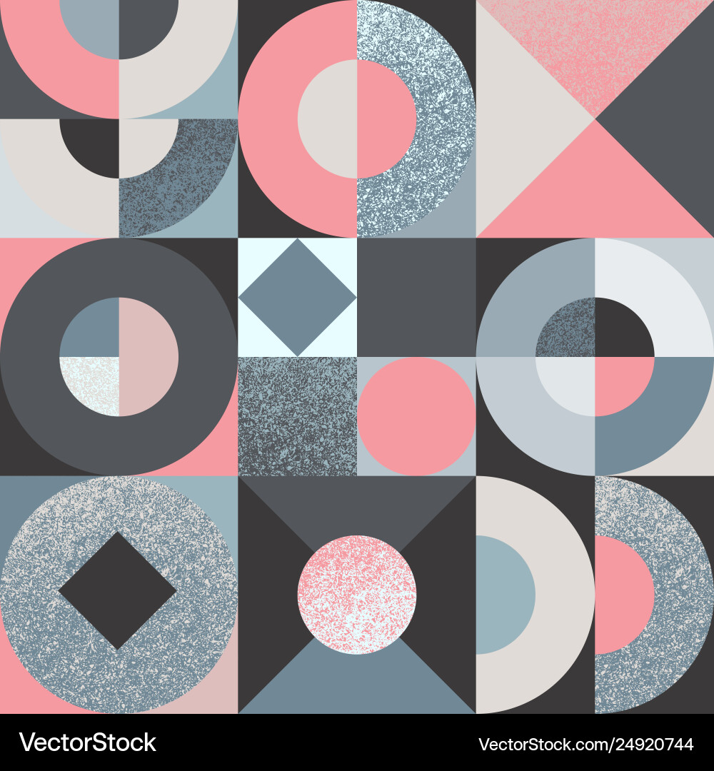 Seamless pattern with colorful geometric Seamless pattern with colorful geometric vector image
