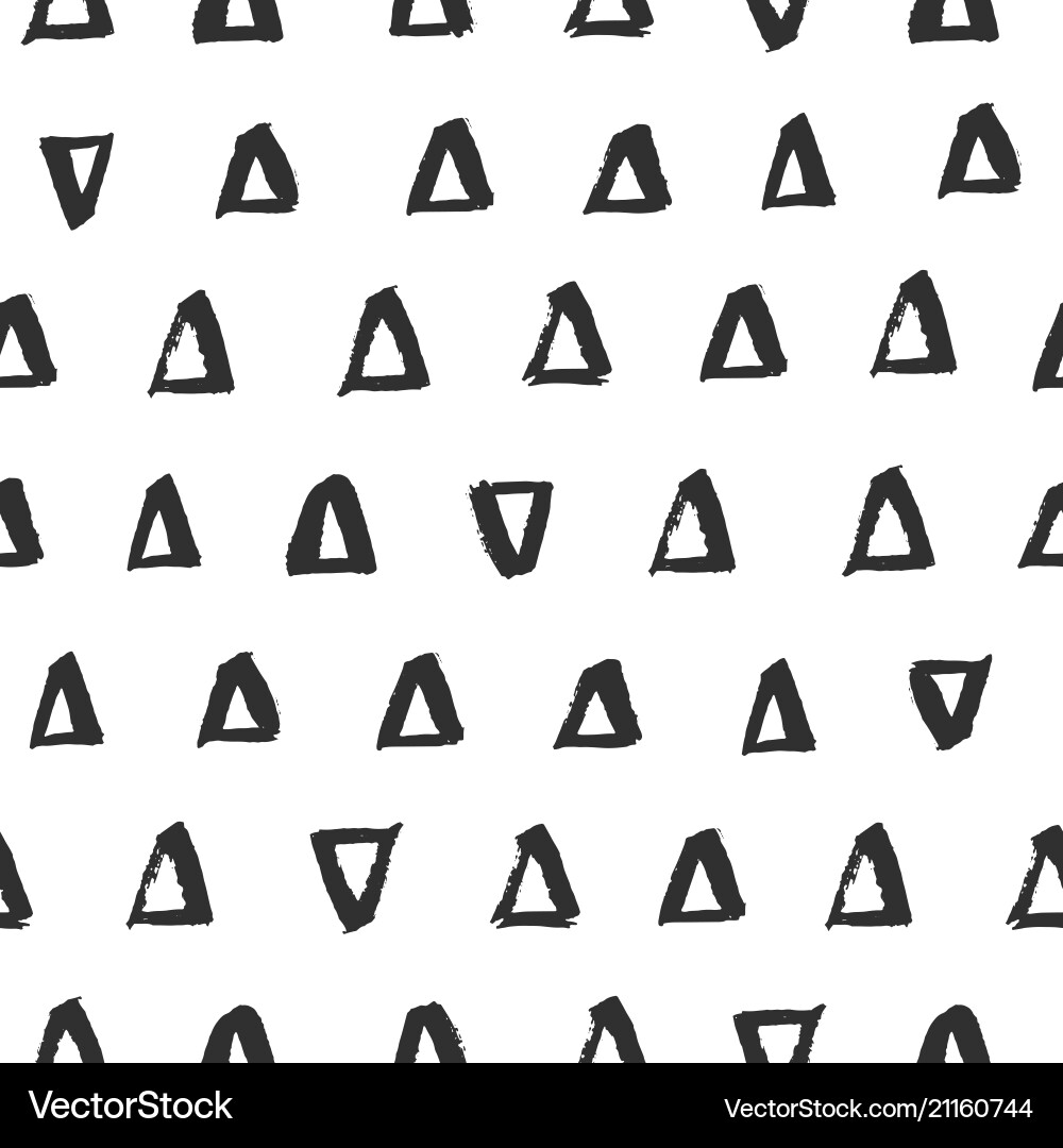 Triangular Ink Pattern vector image
