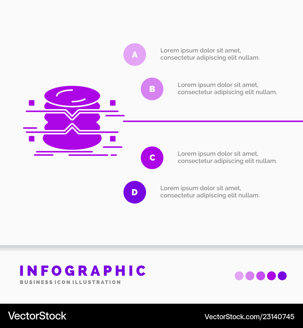 Database data architecture infographics Database data architecture infographics vector image