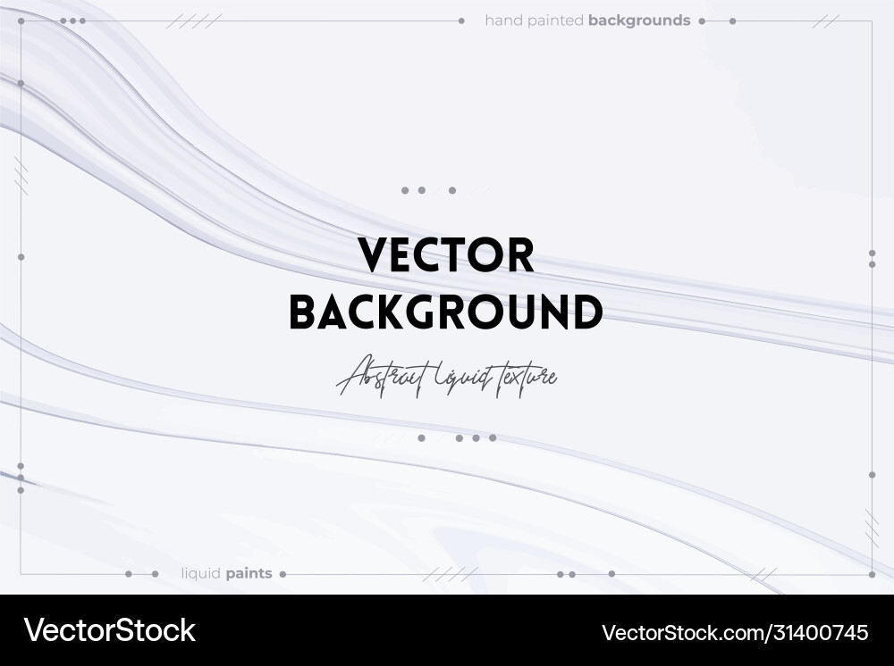 Fluid art texture background with abstract mixing vector image