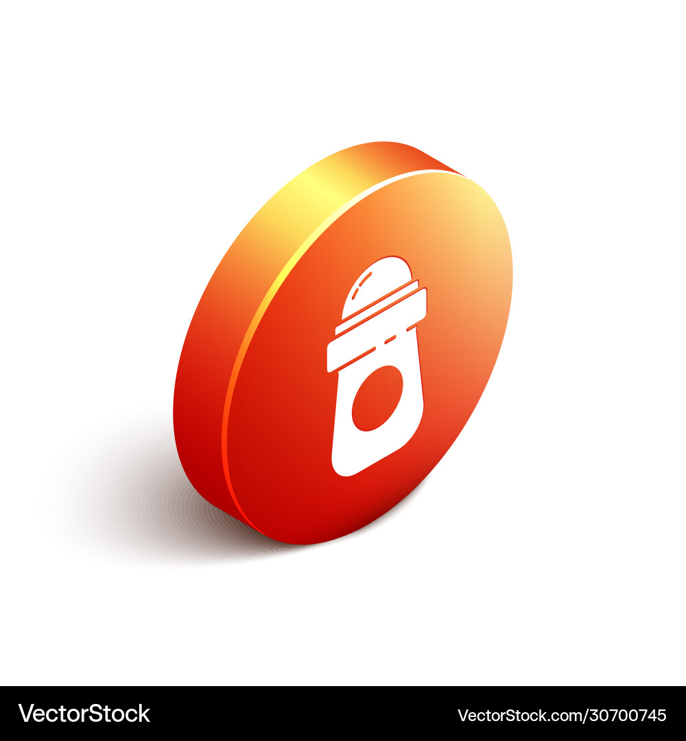 Isometric antiperspirant deodorant roll icon Isometric antiperspirant deodorant roll icon vector image
