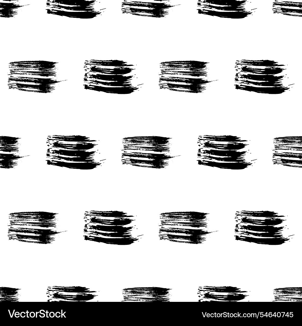Seamless pattern with hand drawn scribble smears vector image