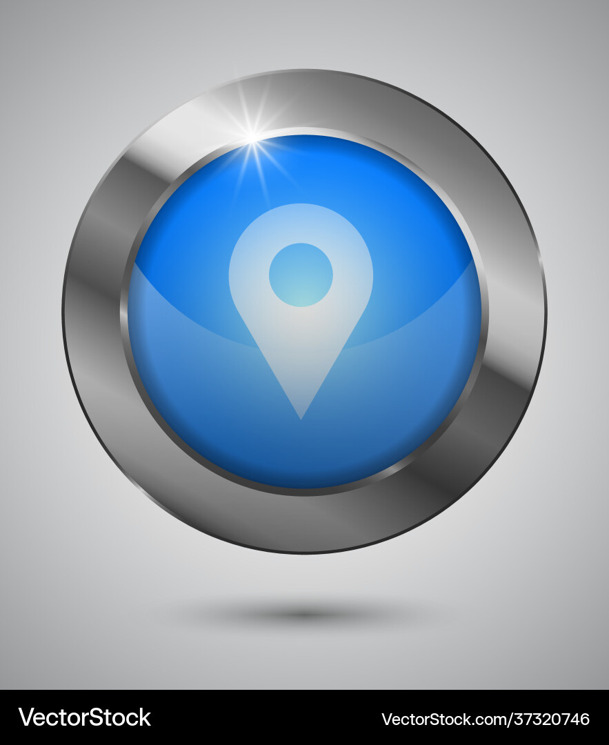 Button map pointer Vector Image