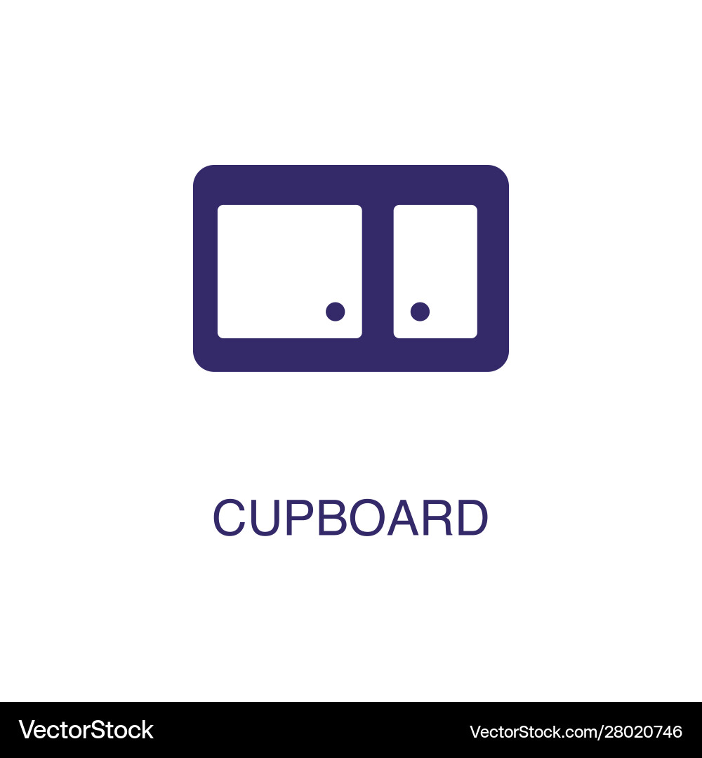 Clipboard element in flat simple style on white Vector Image