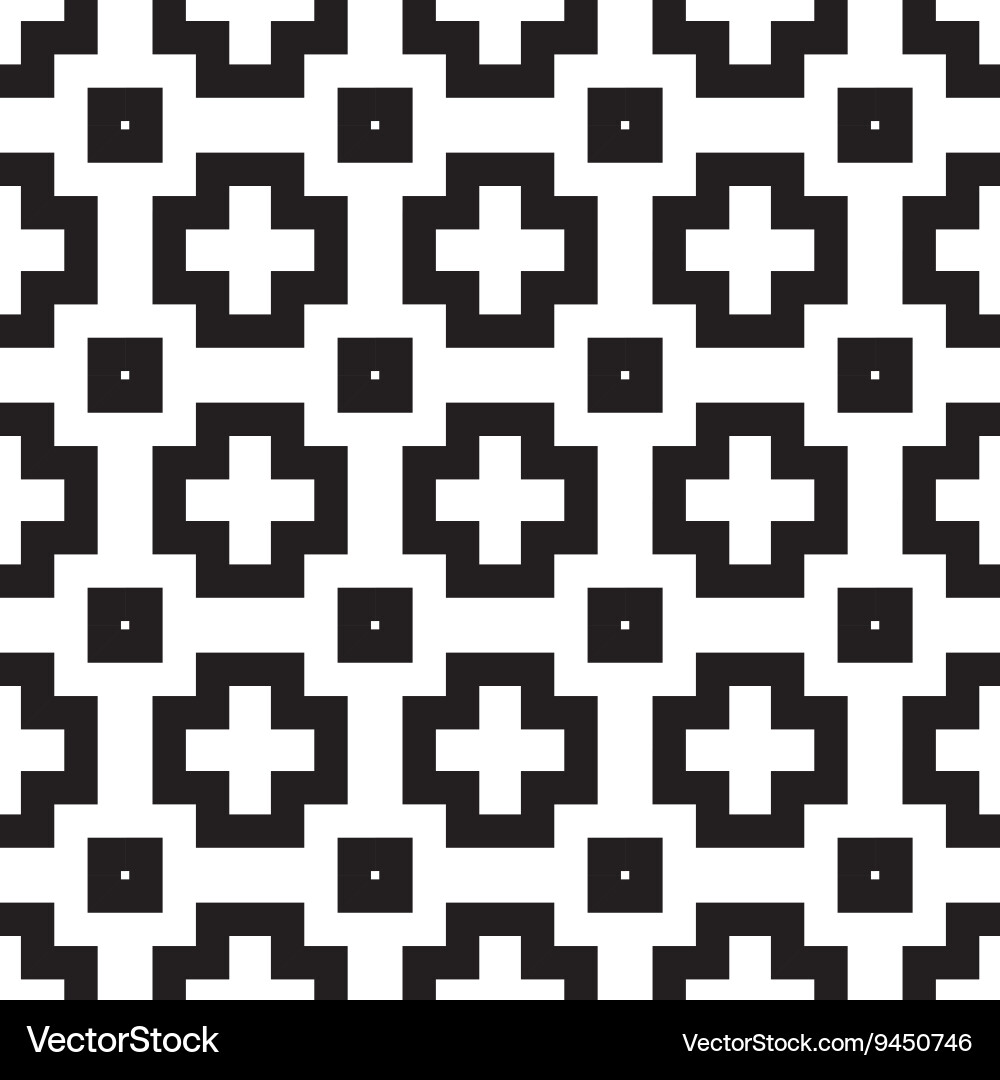 Universal different geometric seamless patterns vector image