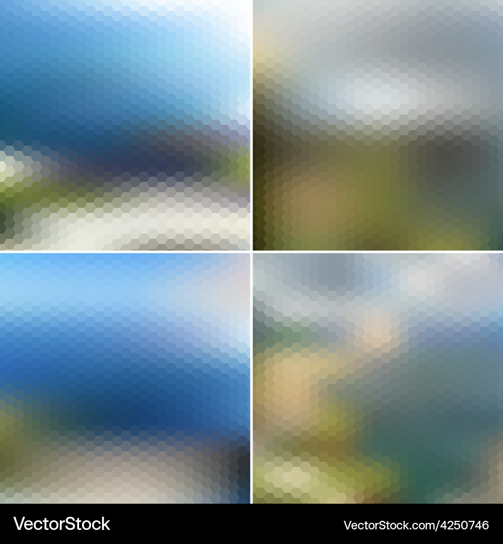 Web and mobile interface templates blurred vector image