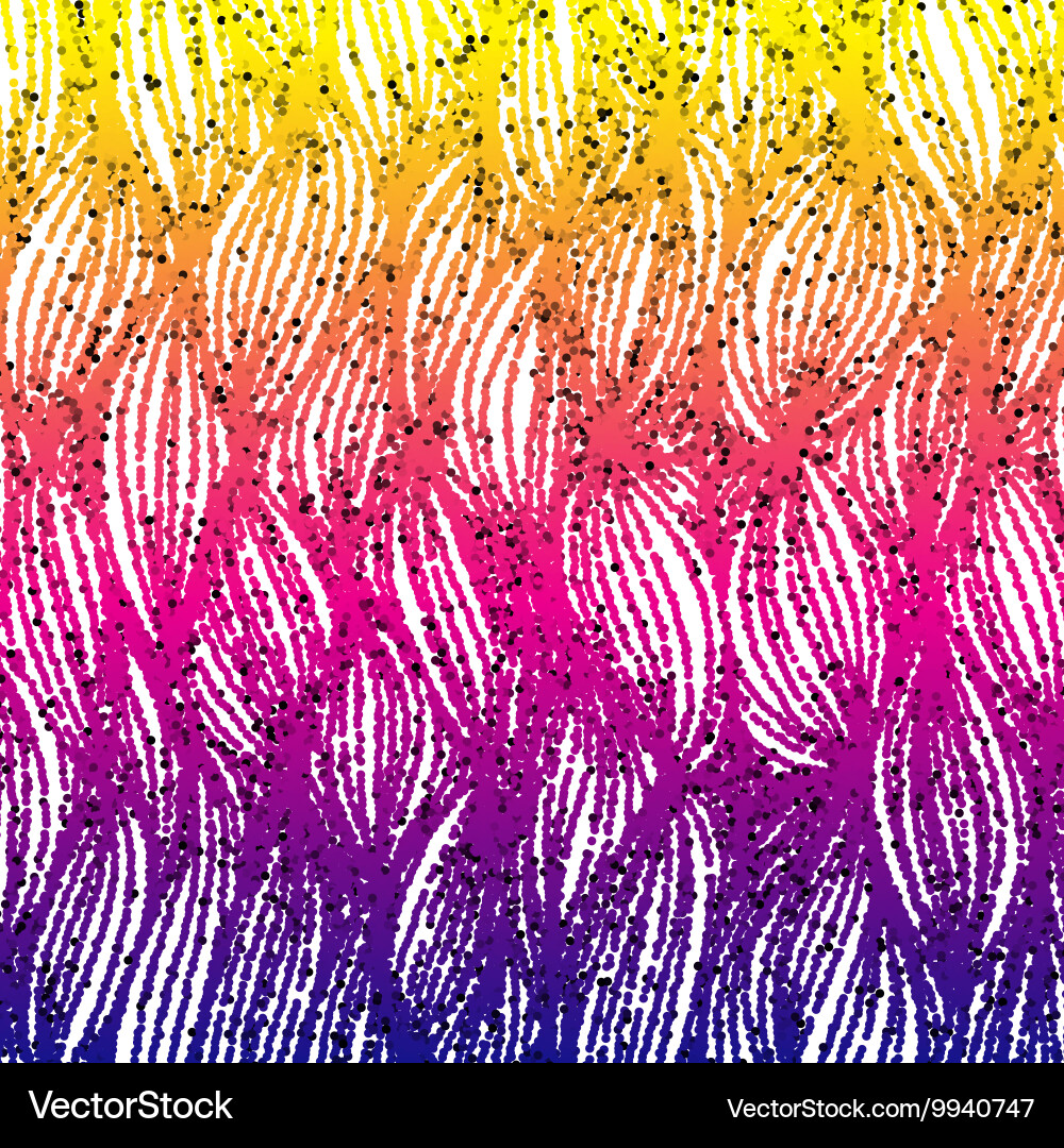 Abstract hand-drawn waves pattern wavy background Vector Image