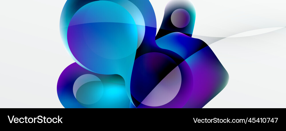 Fluid abstract background round shapes and circle Fluid abstract background round shapes and circle Vector Image