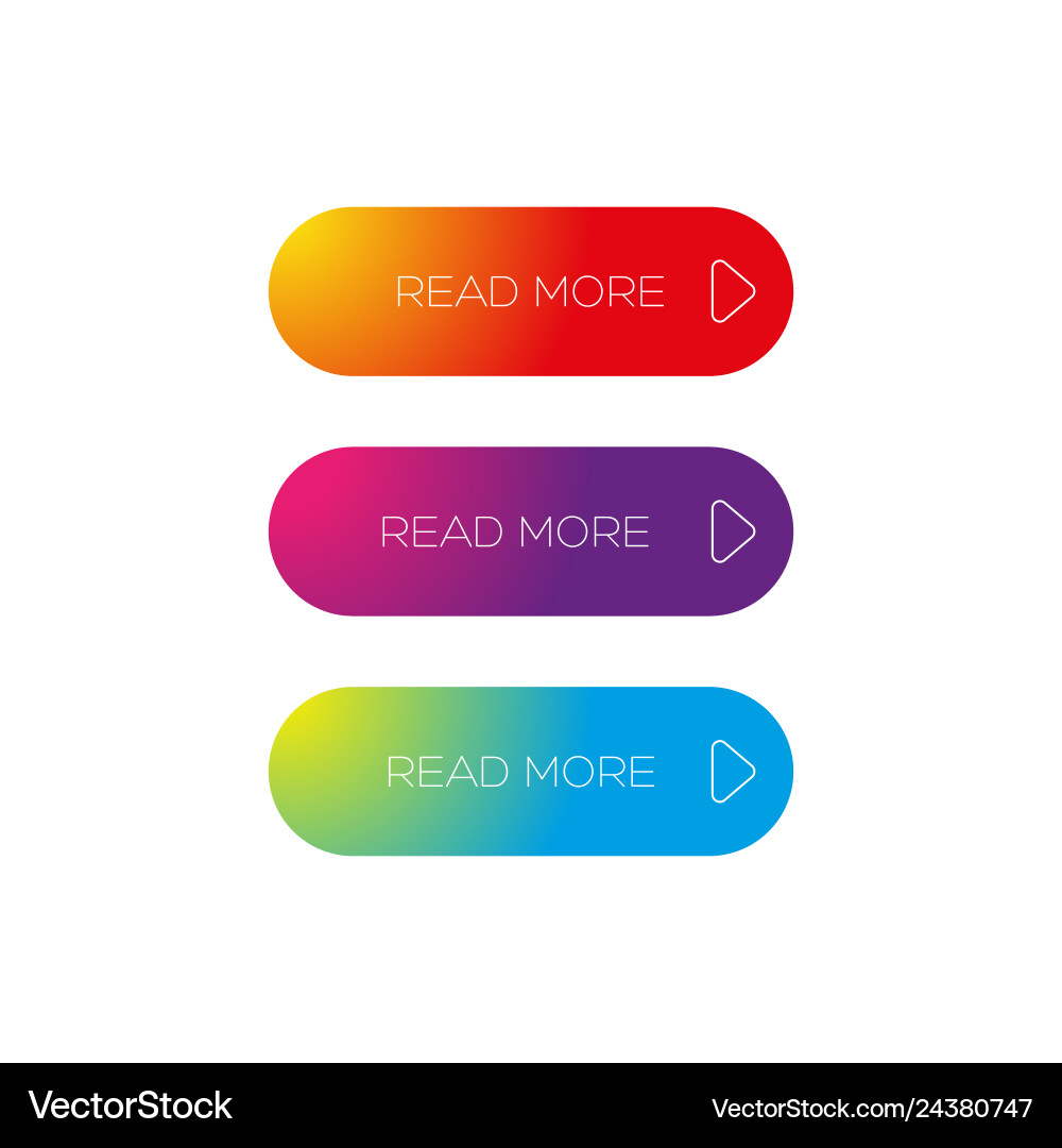 Read More Button - Call to Action vector image