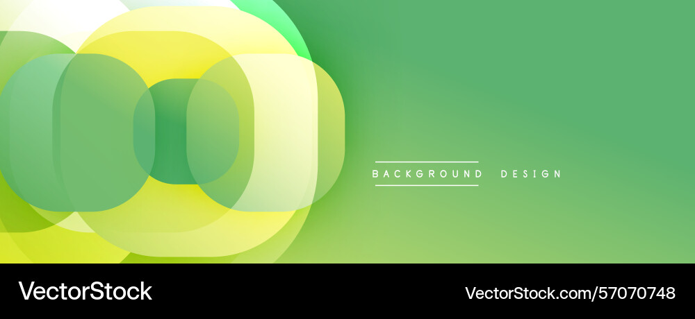 Abstract green design features overlapping Abstract green design features overlapping Vector Image