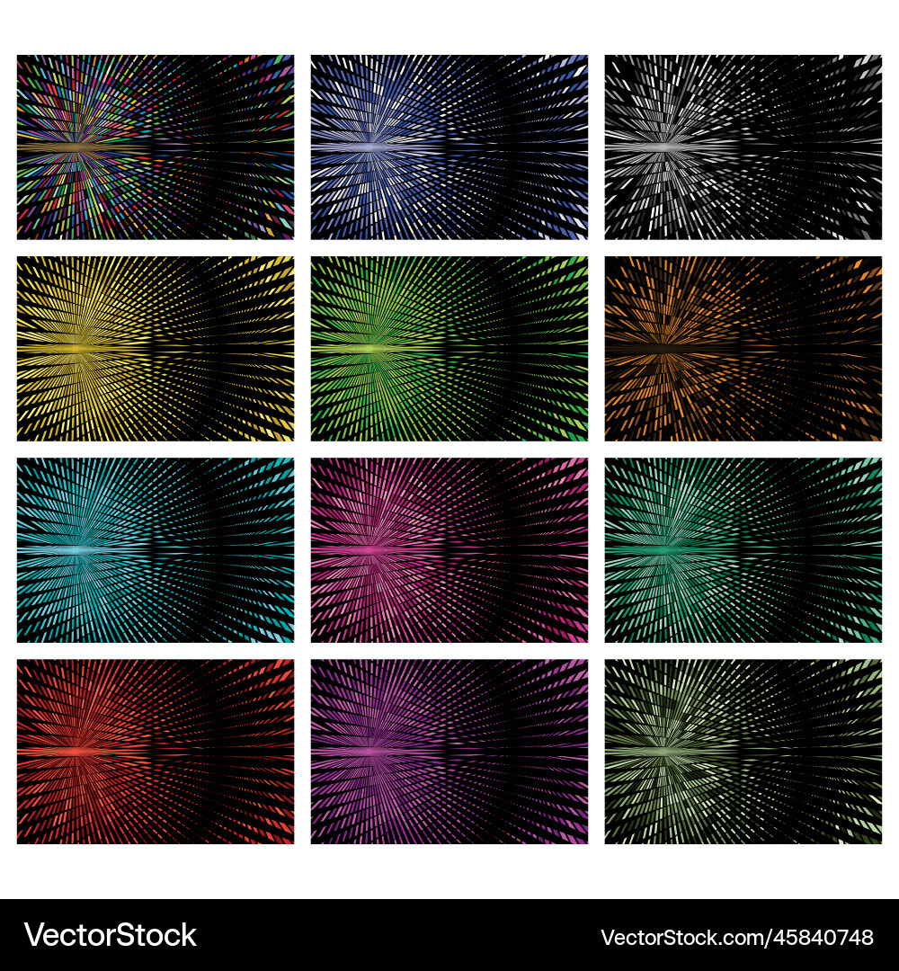 Abstract tech backgrounds set collection Abstract tech backgrounds set collection Vector Image