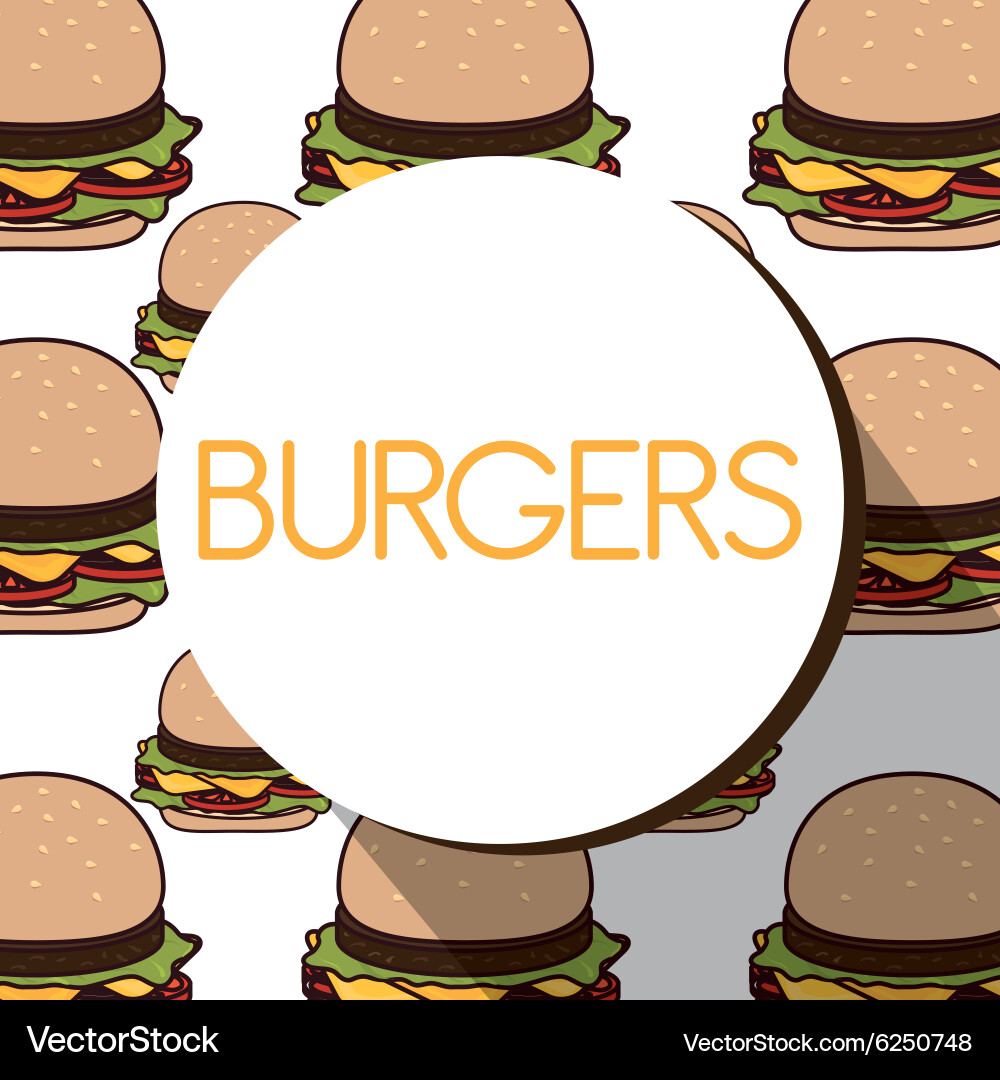 Fast food vector image