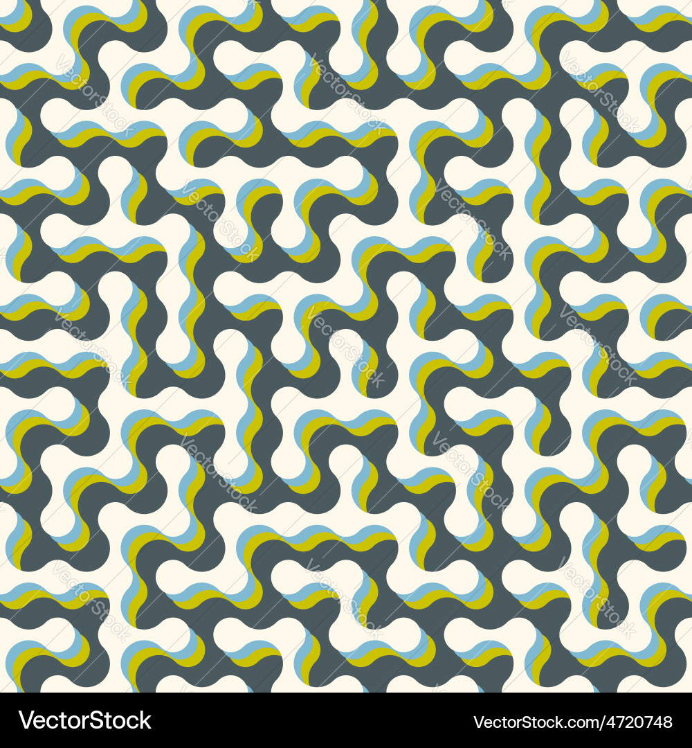 Intricate Maze Pattern Vector Image