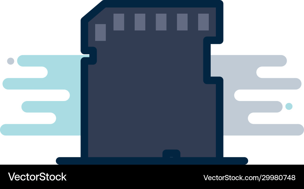 Isolierte Speicherzeile füllen Block-Stil Symbol vektorbild