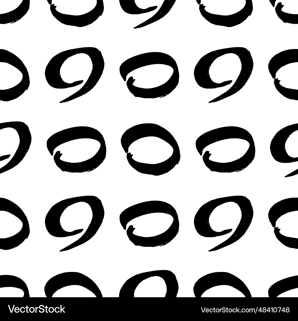 Seamless pattern with sketch circles shape Seamless pattern with sketch circles shape Vector Image