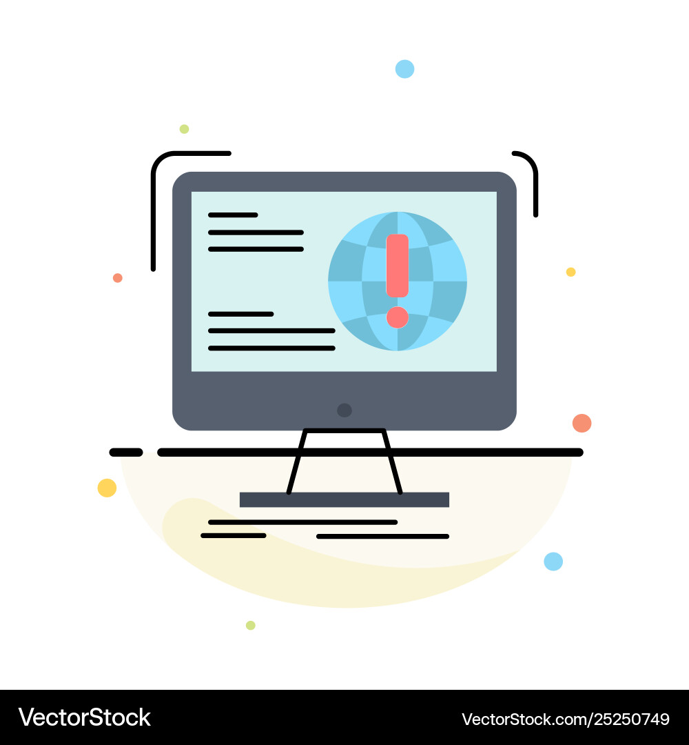 Information content development website web flat Vector Image