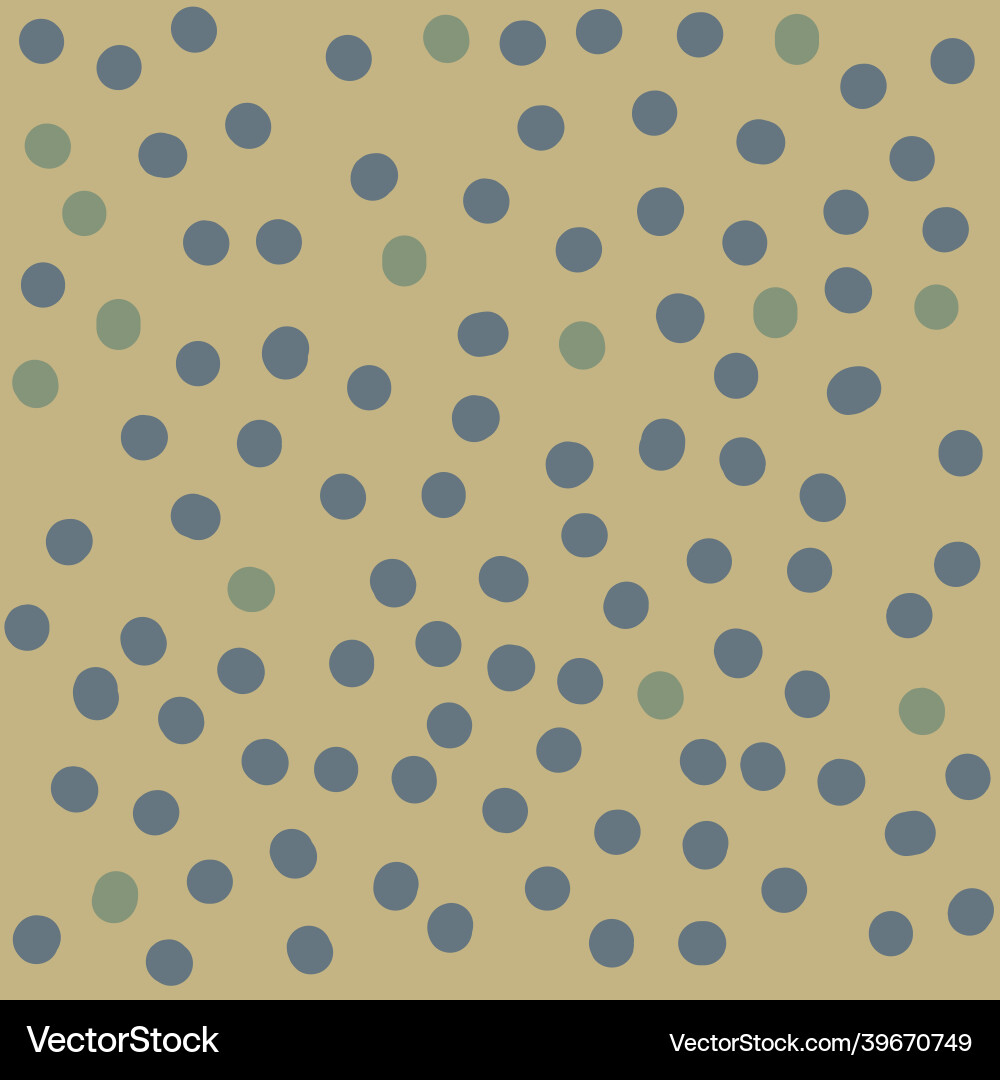 Seamless pattern with handmade paper circles vector image