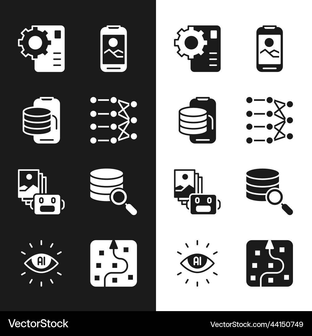 Set neural network cloud technology data transfer Set neural network cloud technology data transfer Vector Image