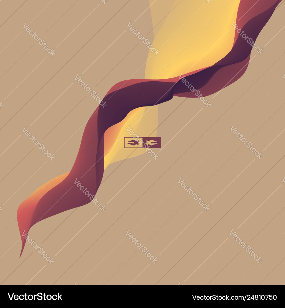 3d wavy background dynamic effect modern pattern vector image