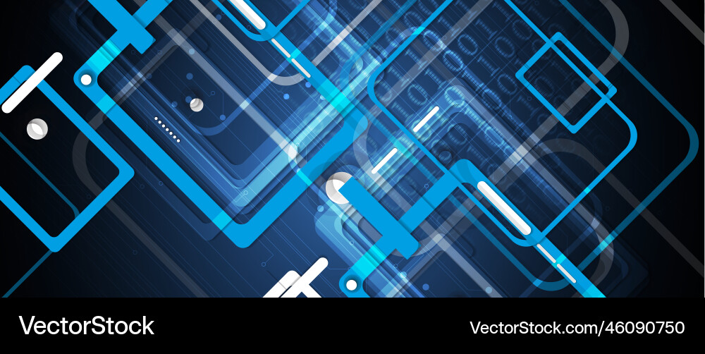 Abstract tech background futuristic technology Abstract tech background futuristic technology vector image