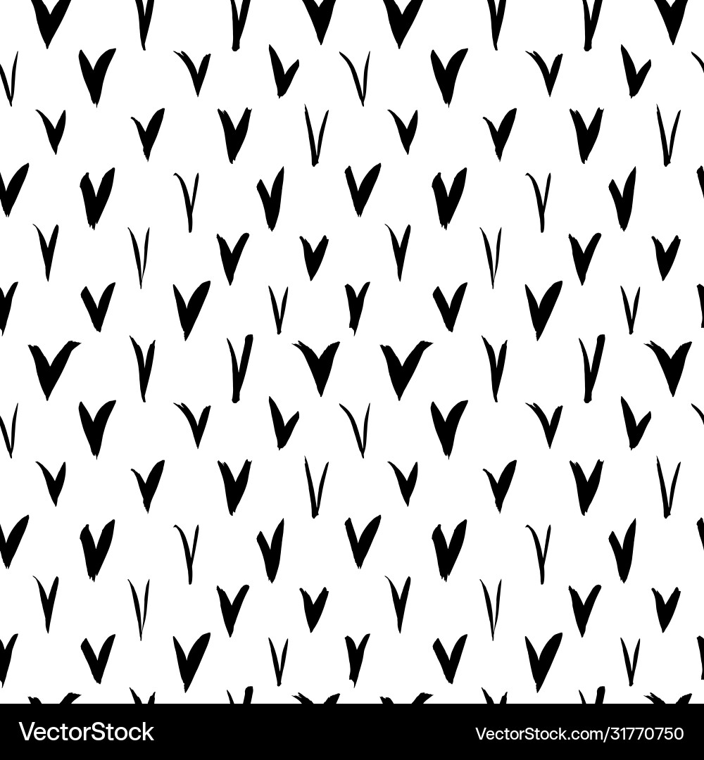 Check marks seamless pattern vector image