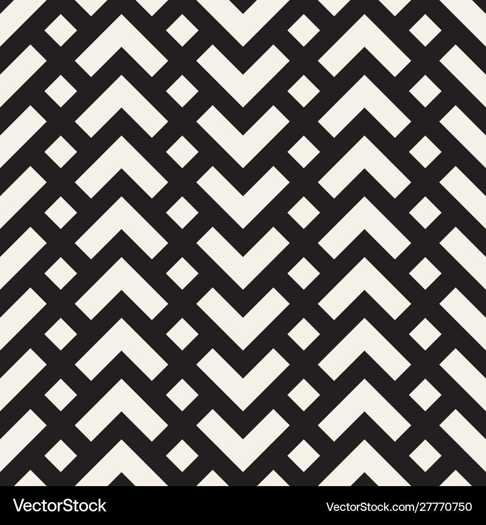 Geometric Line Tiling Pattern vector image