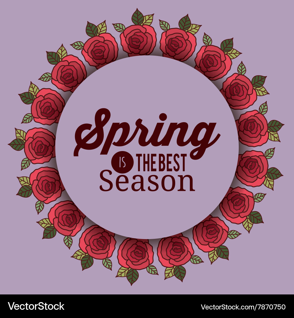 Hello spring design Vector Image