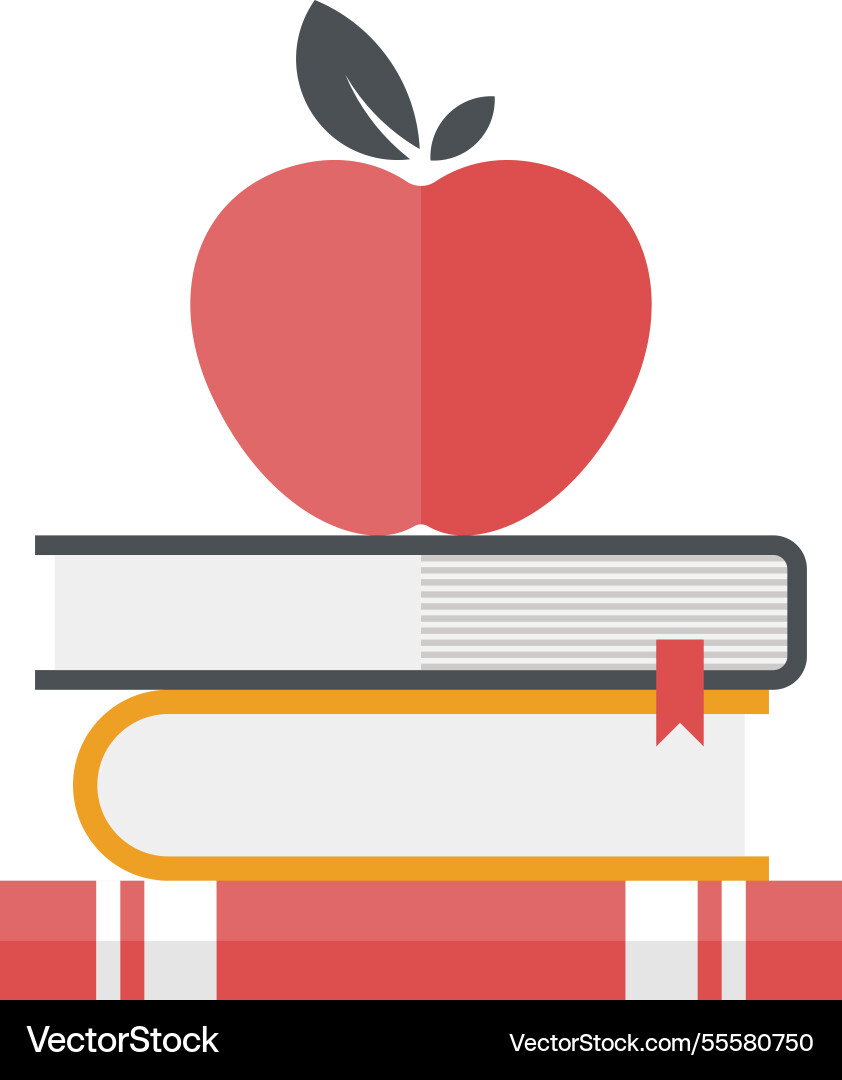 Learning flat web icon concept Learning flat web icon concept vector image