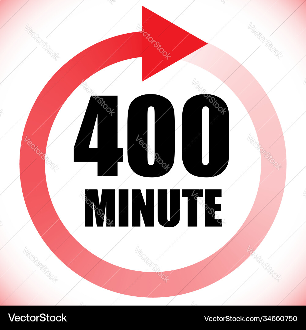 Numbers numerals dial time duration and schedule Vector Image