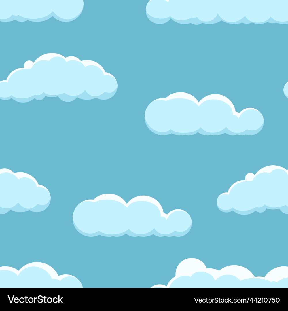 Seamless background with clouds Seamless background with clouds vector image