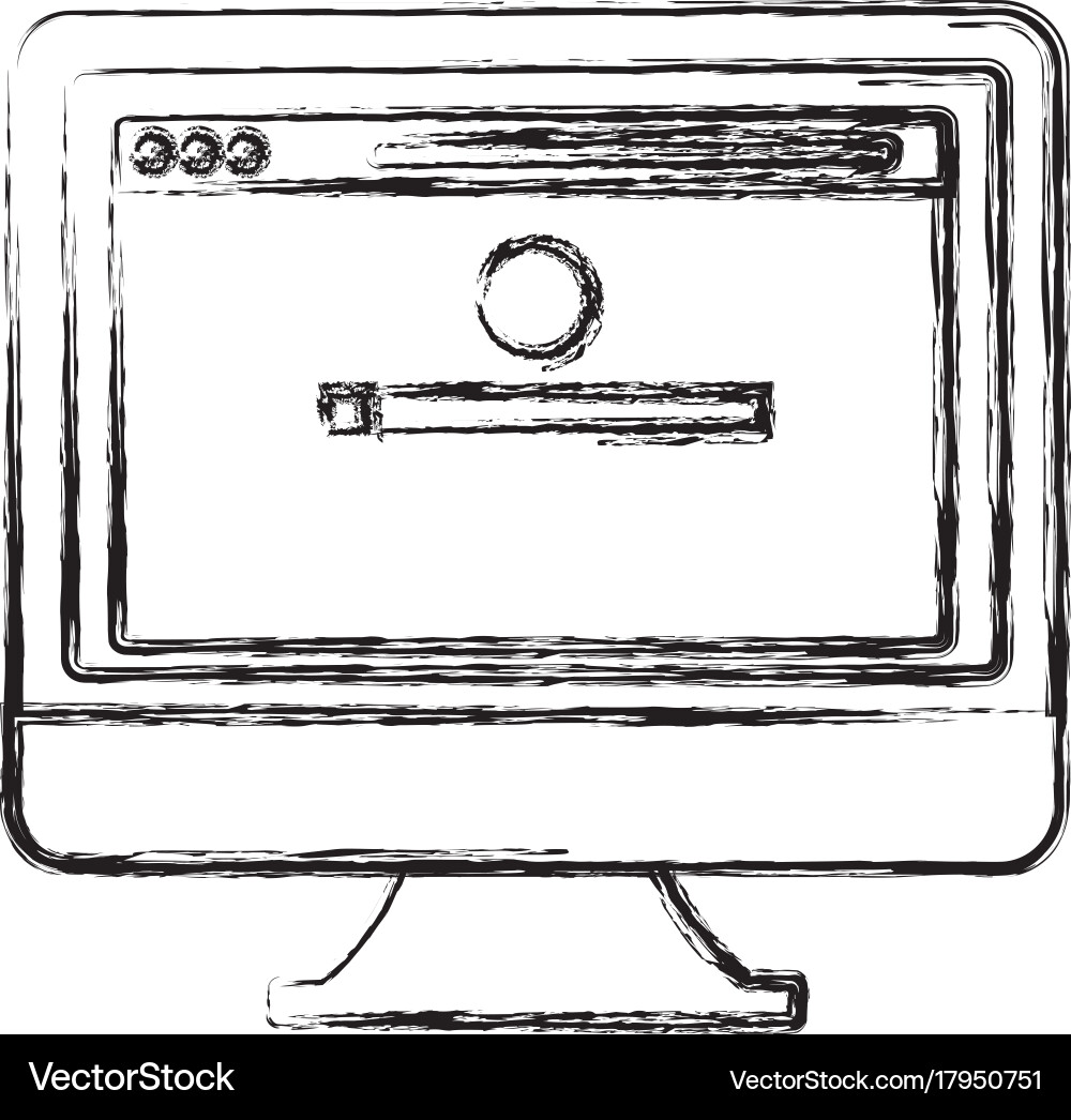 Computer icon image Vector Image