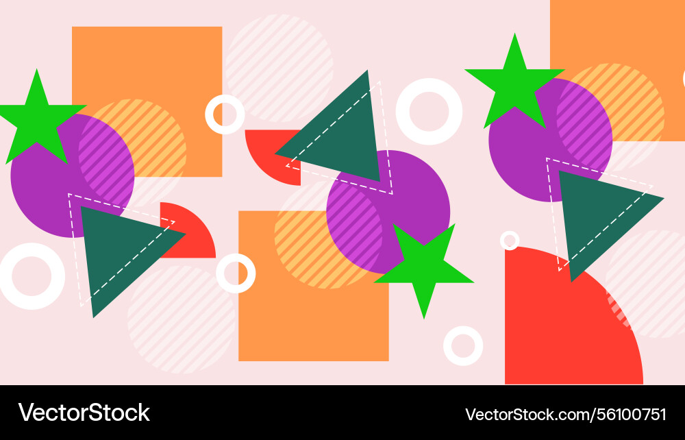 Modern simple abstract geometric shapes background Modern simple abstract geometric shapes background Vector Image