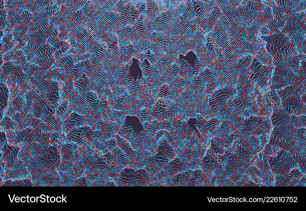 Dynamic Color Circle Background vector image
