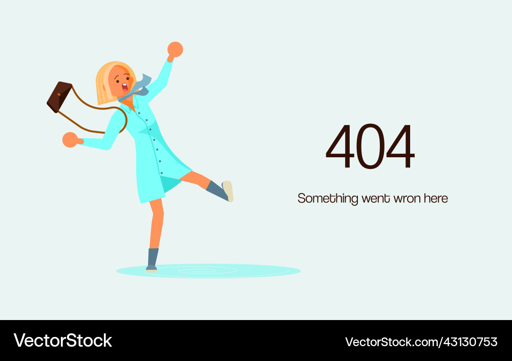 404 error not found web page 404 error not found web page vector image