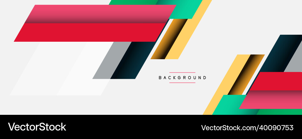Background abstract overlapping color Vector Image