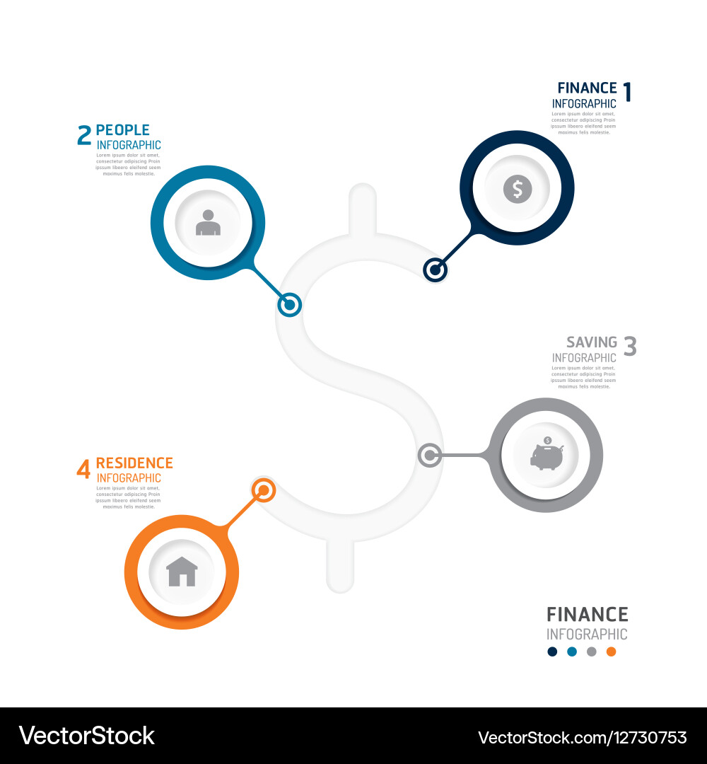 Data Process & Workflow Chart Vector Image