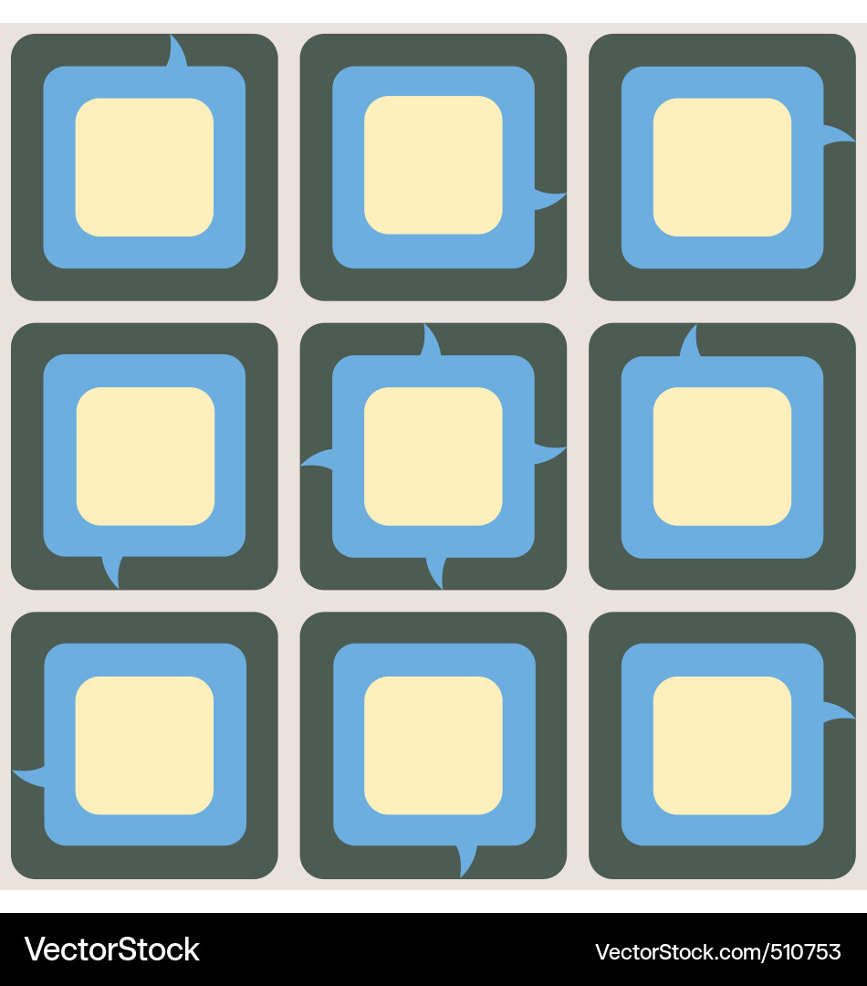 Talk box pattern vector image