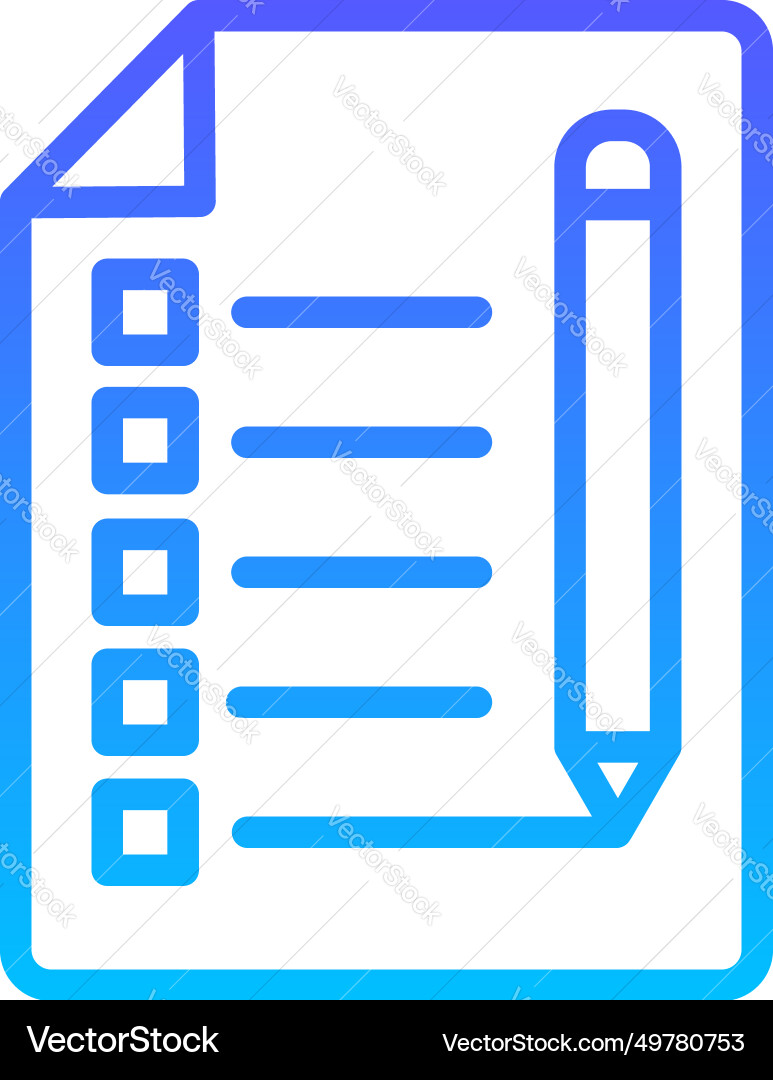 Tasks line gradient icon pictogram symbol visual Tasks line gradient icon pictogram symbol visual vector image