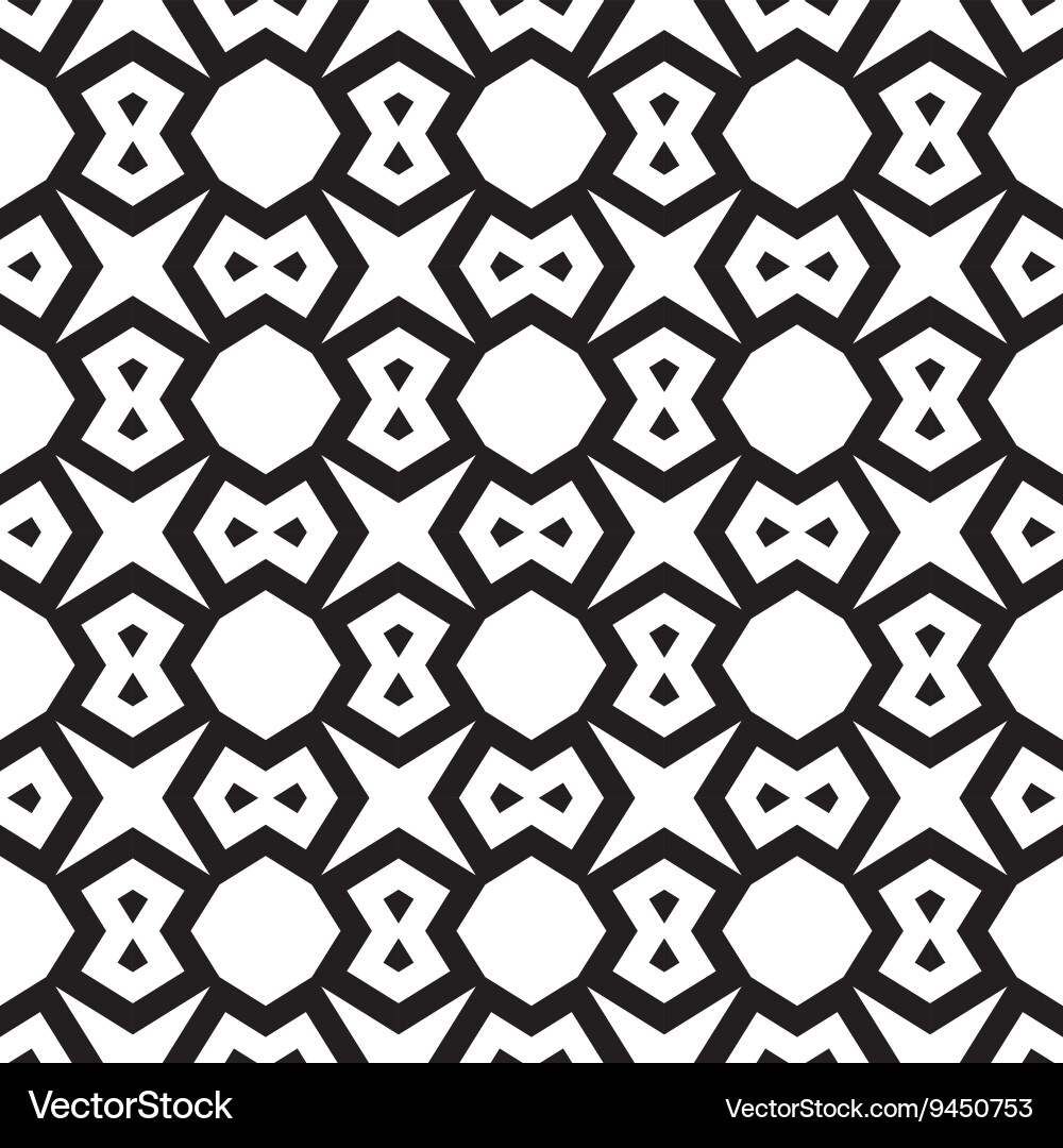 Universal different geometric seamless patterns Vector Image
