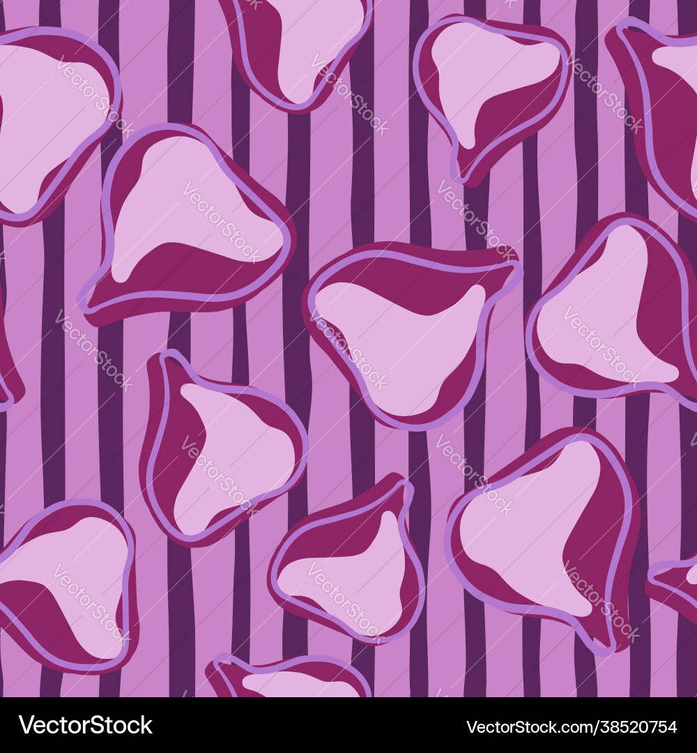 Creative seamless pattern with random fig fruit Vector Image