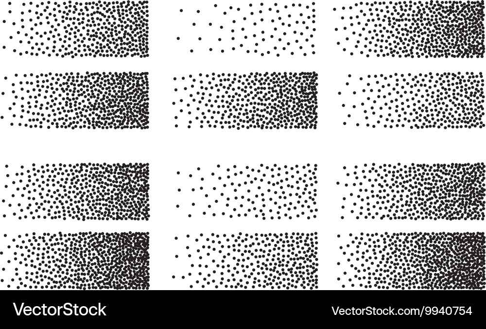 Halftone Block Pattern Background vector image