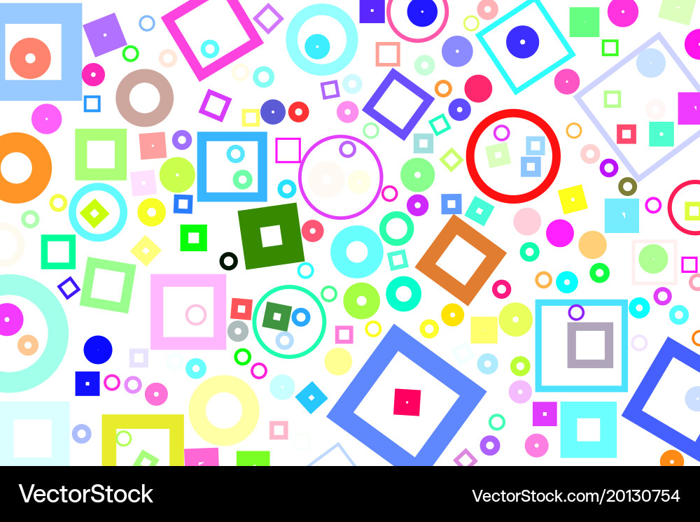 Shape pattern background for graphic design Vector Image