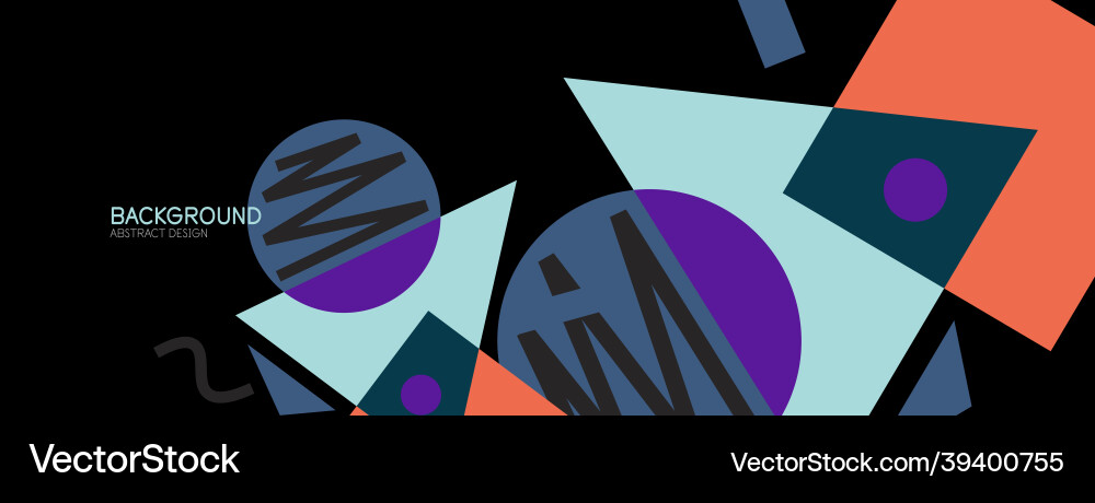 Abstract background blocks lines triangles Abstract background blocks lines triangles vector image