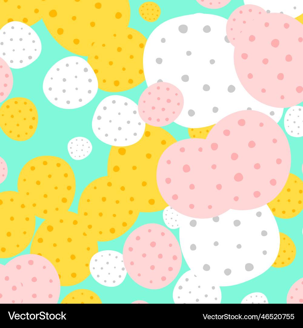Abstract colorful dots pattern background Vector Image