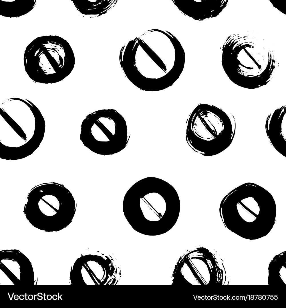 Ink abstract seamless pattern background Vector Image
