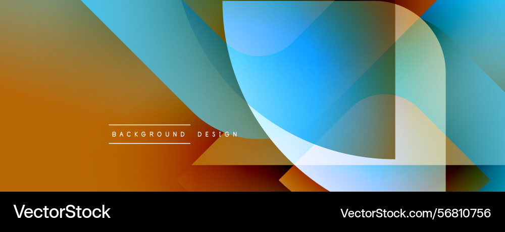 Abstract geometric shapes overlap creating Abstract geometric shapes overlap creating vector image