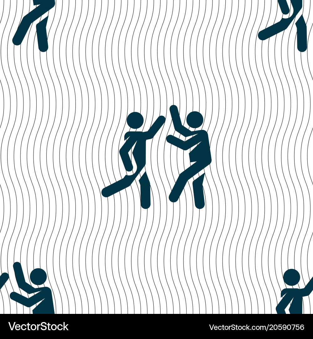 Colorful icons and signs in the form of a button Vector Image