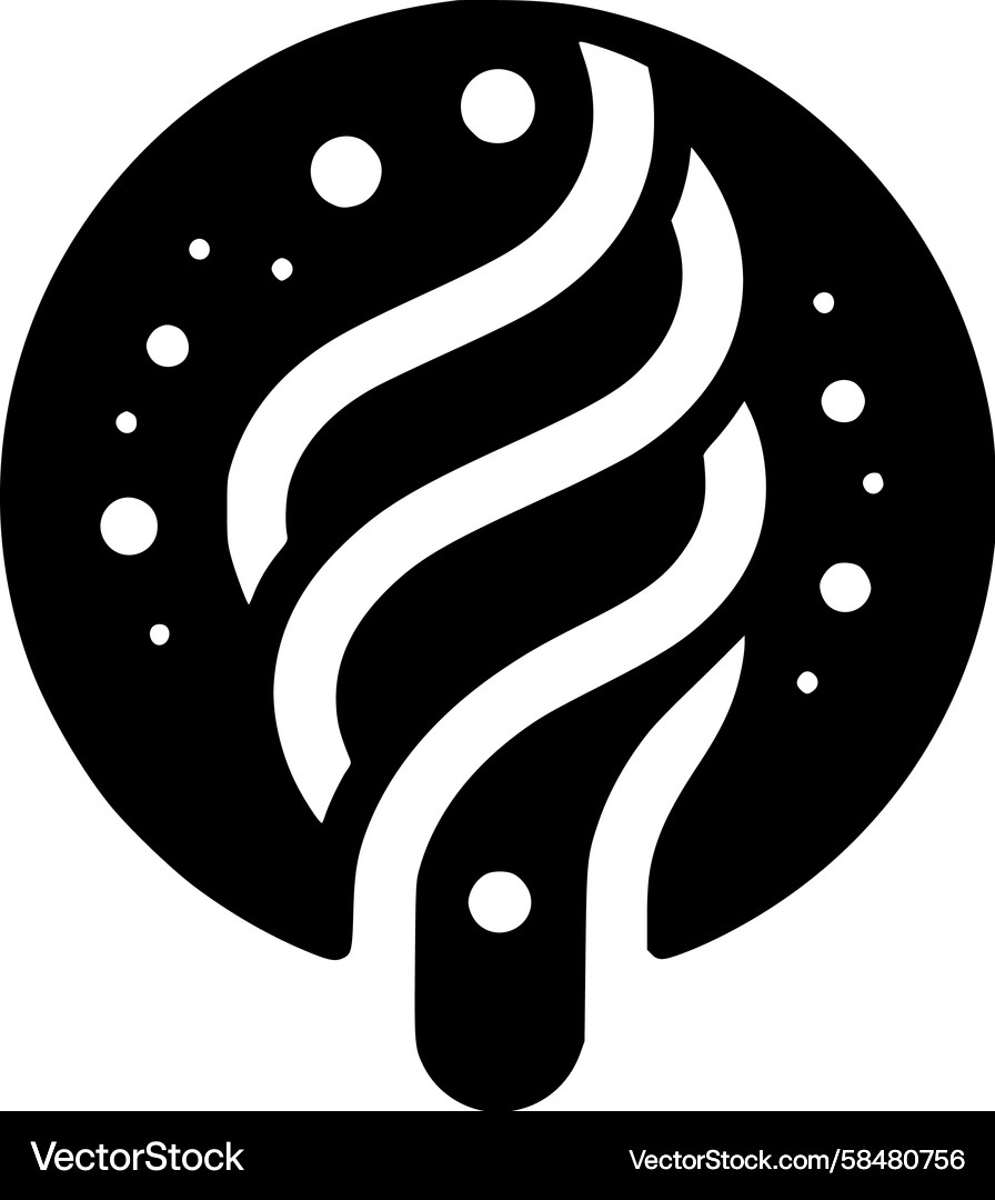 Dynamic Flow Circle Vector Image